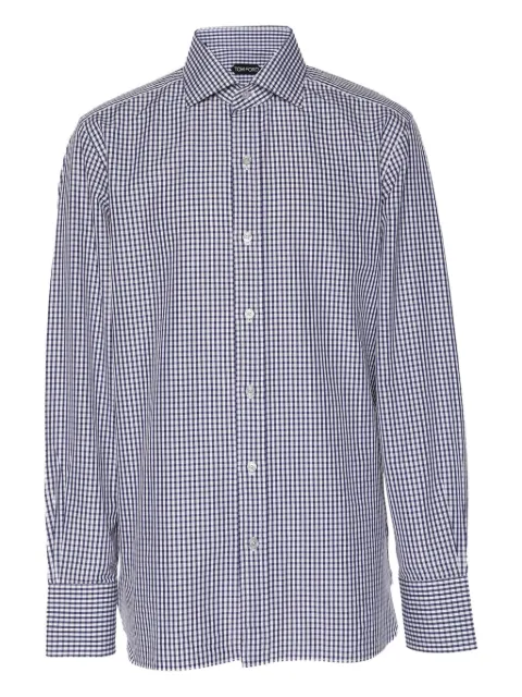 TOM FORD cotton check shirt