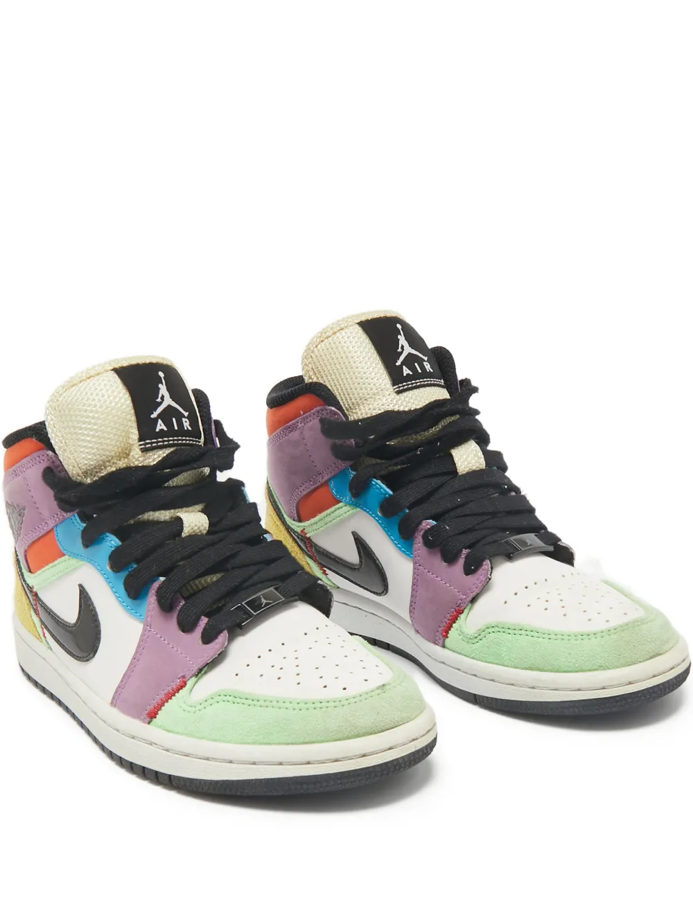 Jordan Air Jordan 1 Mid SE leather sneakers - Weiß