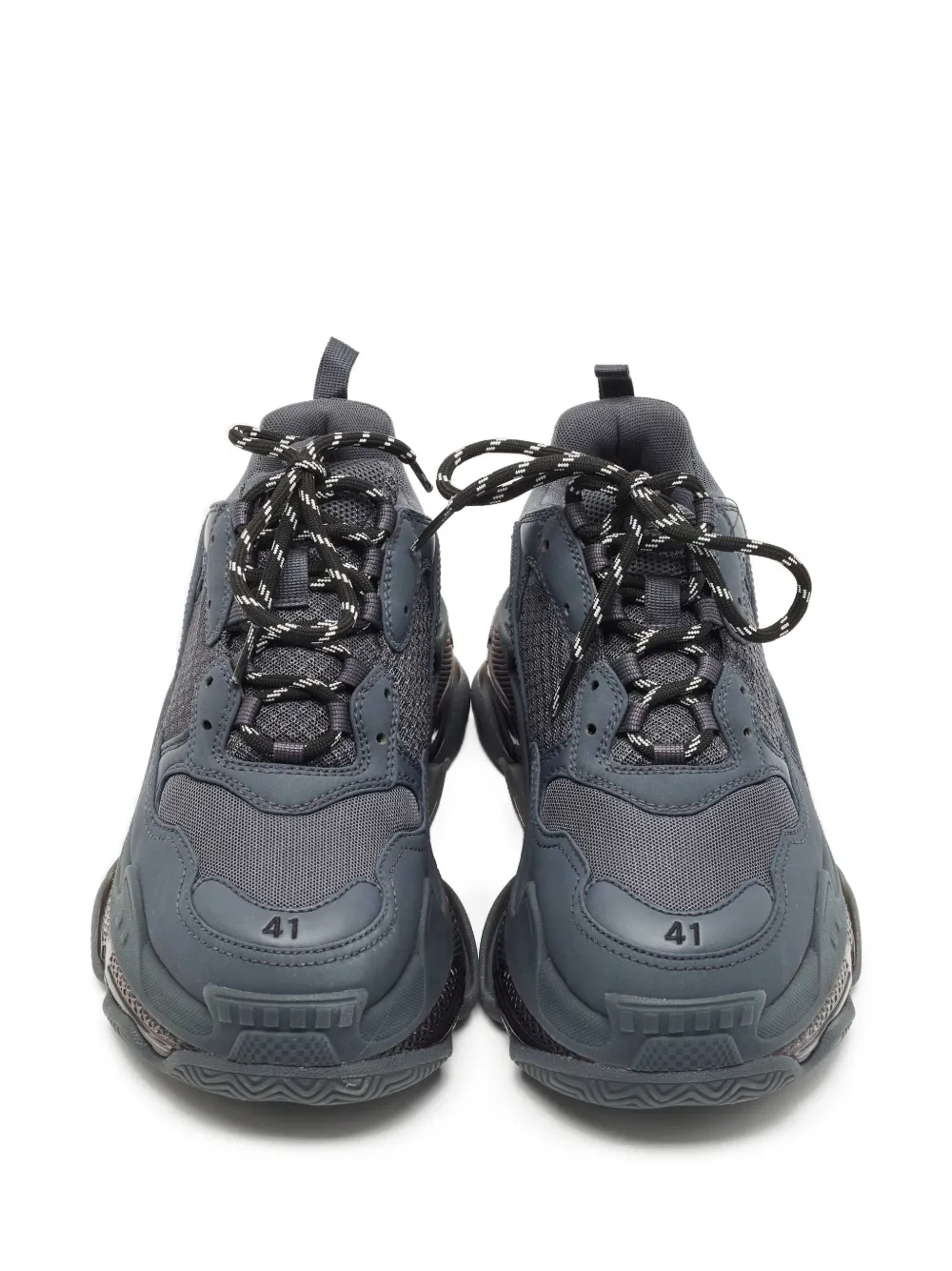 Balenciaga Triple S スニーカー 41 ネイビー/グレー Balenciaga Pre-Owned Triple S Clear Sole Sneakers | Grey | FARFETCH