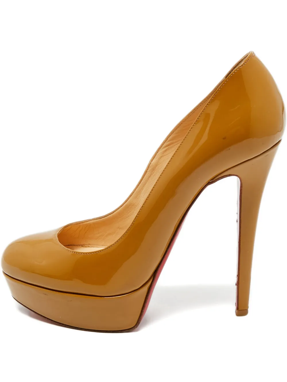 Christian Louboutin Pre-Owned Bianca platform heel pumps - Marrone