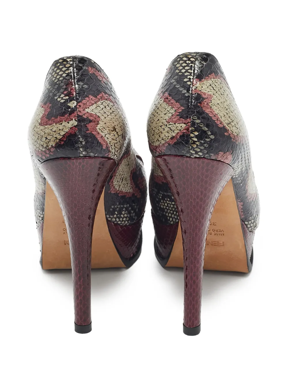 Fendi Pre-Owned Fendista leather pumps - Zwart