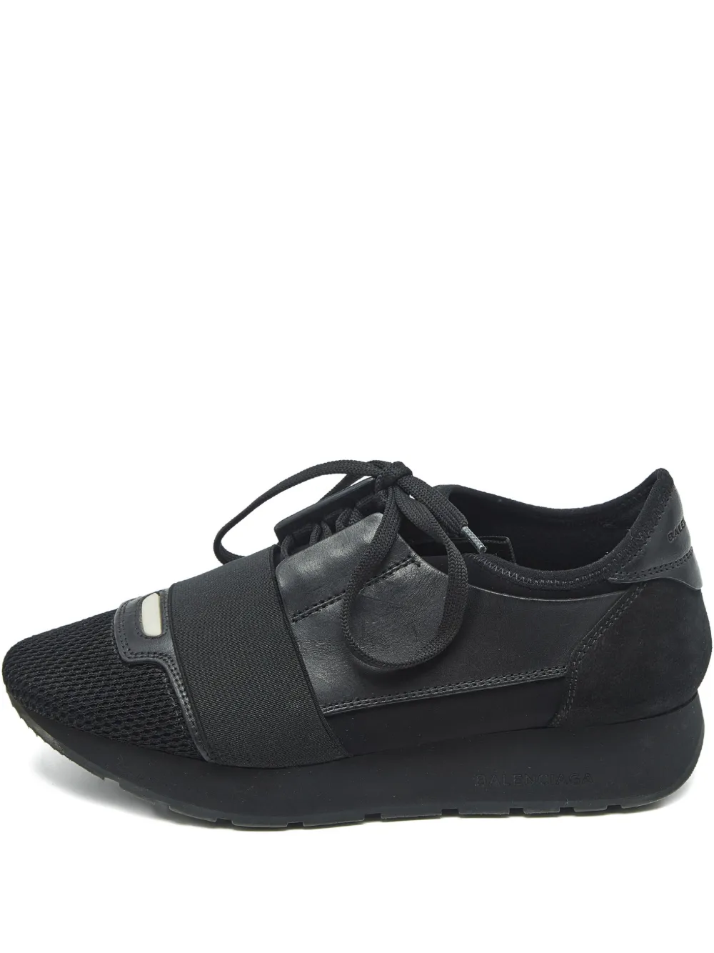 Balenciaga Pre-Owned Race Runner panelled sneakers - Schwarz