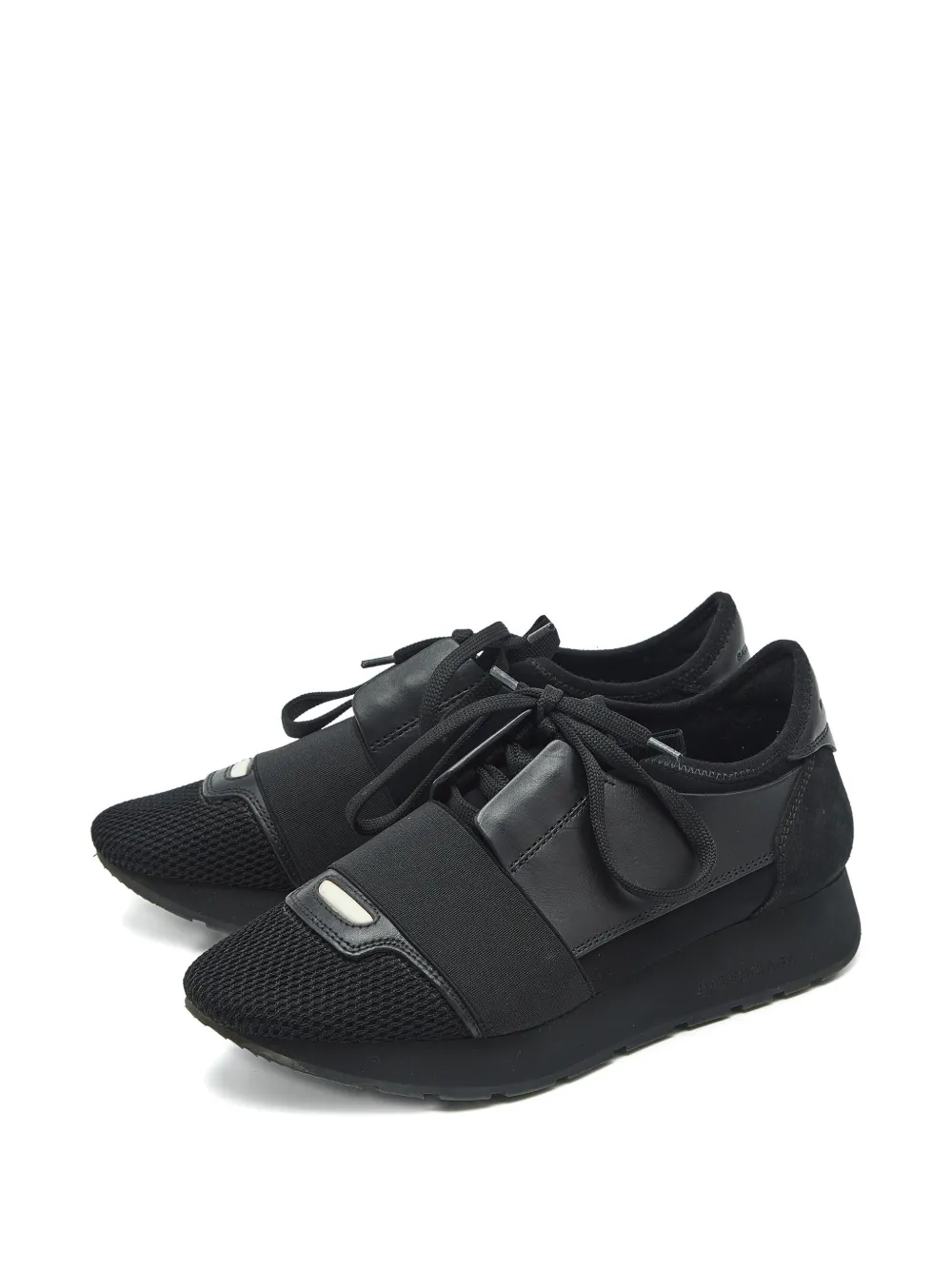 Balenciaga Pre-Owned Race Runner panelled sneakers - Zwart