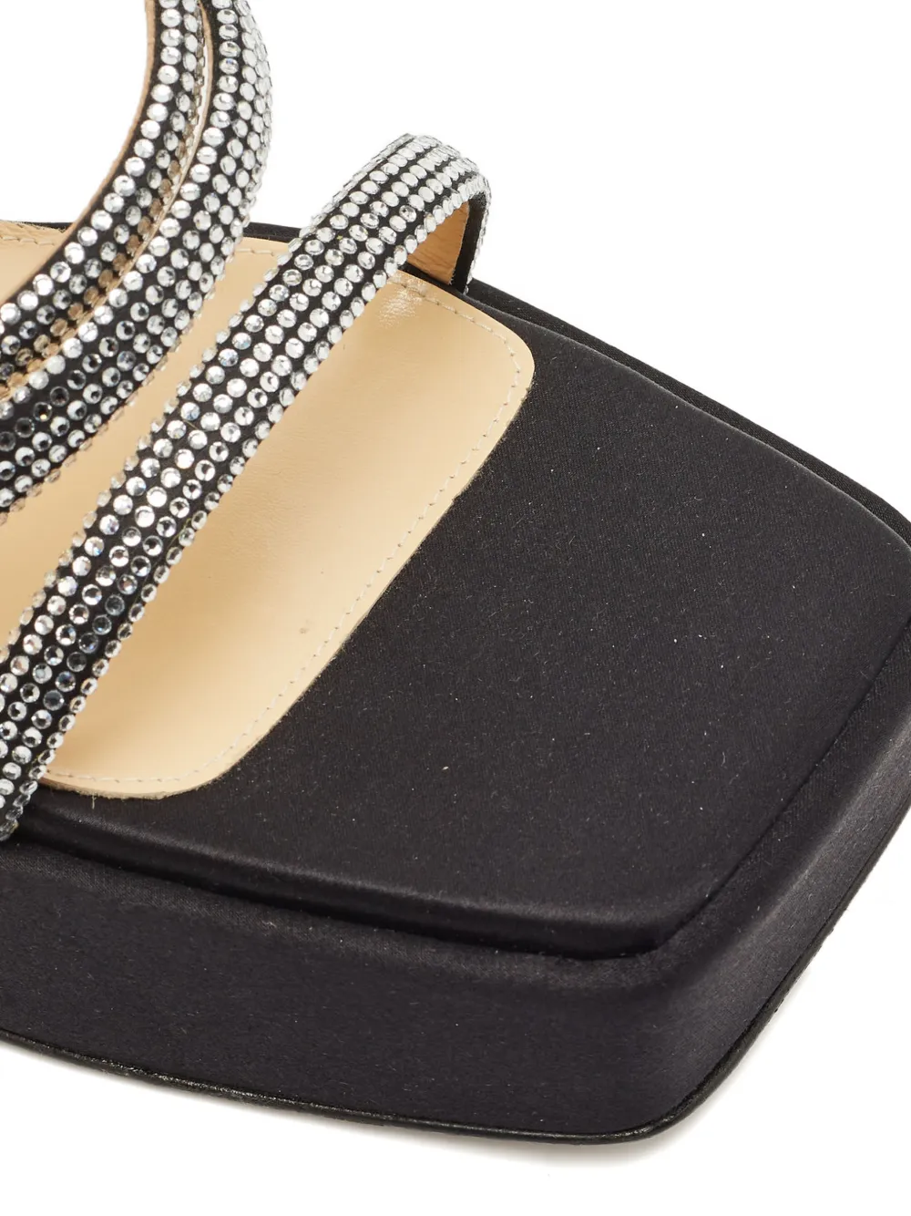 MACH & MACH Sydney platform sandals - Zwart