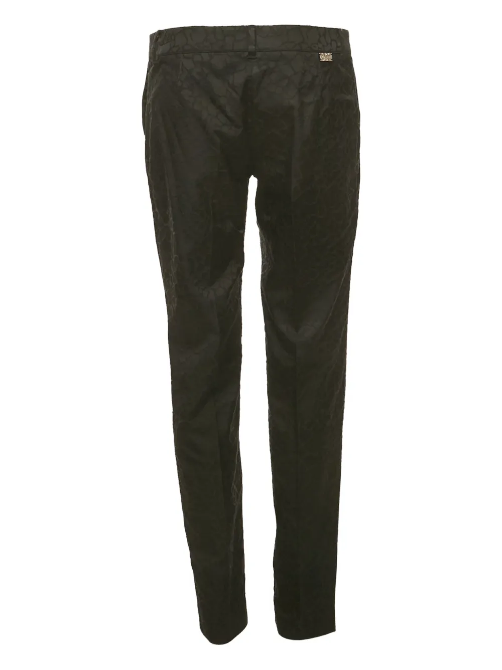 Versace Jeans Couture 44 jacquard COTTON trousers - Zwart