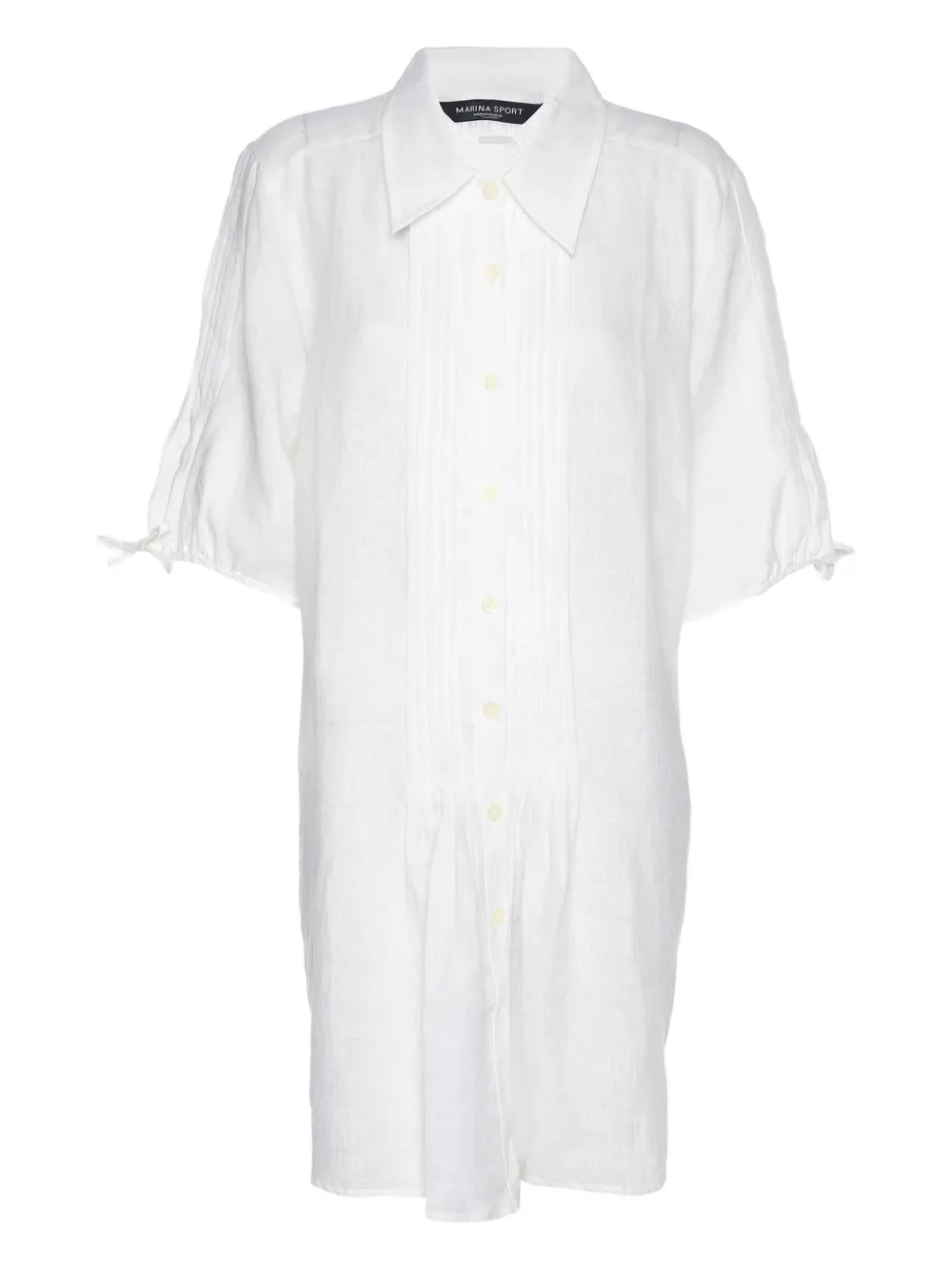 Marina Rinaldi Abito plissettato - Bianco