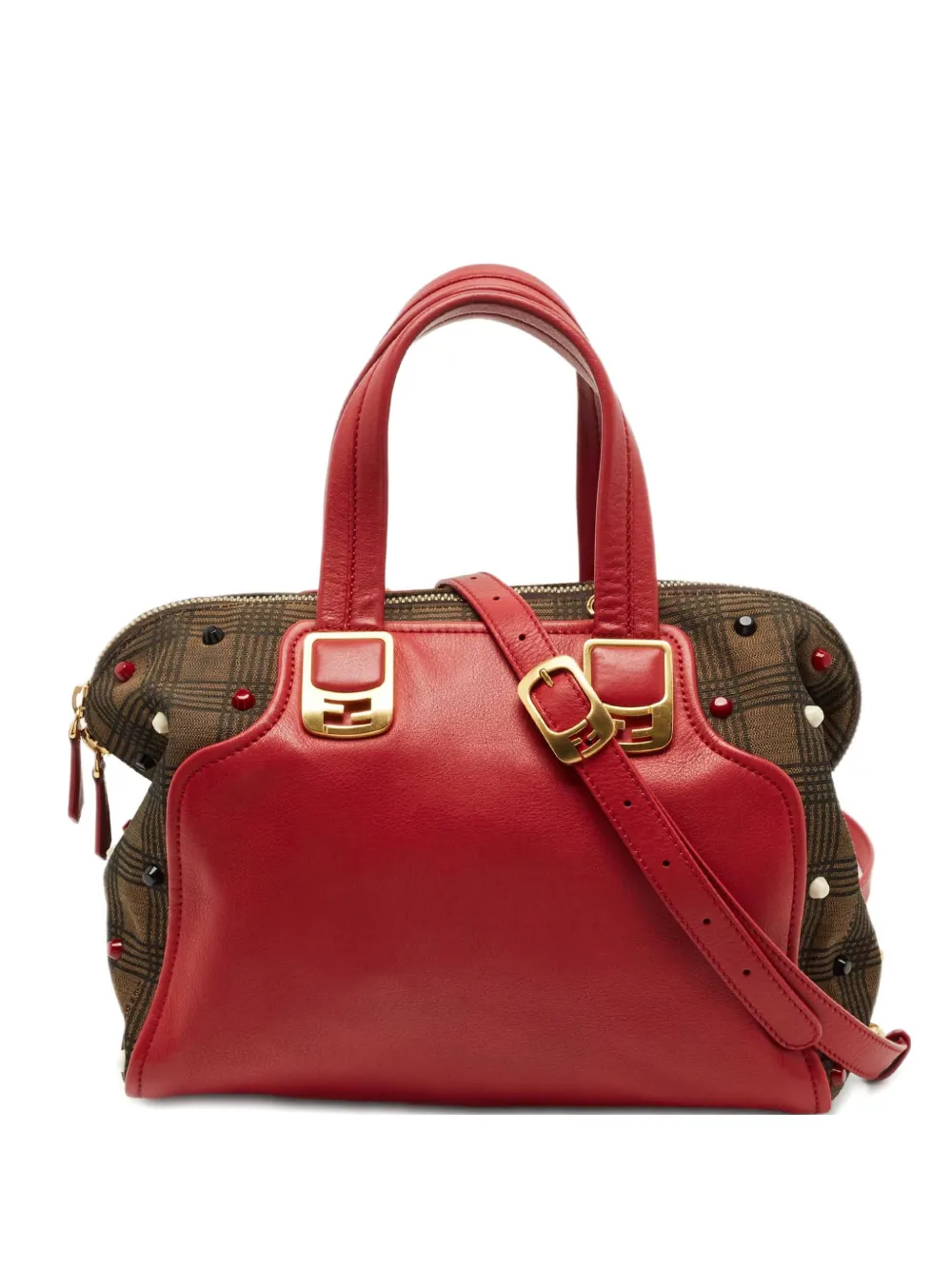 Fendi Pre-Owned Borsa tote Chameleon piccola 2012 - Rosso