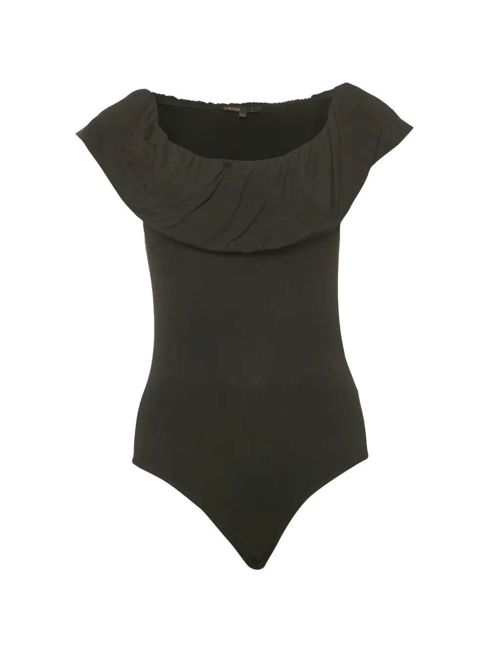 Maje off-shoulder bodysuit - Nero