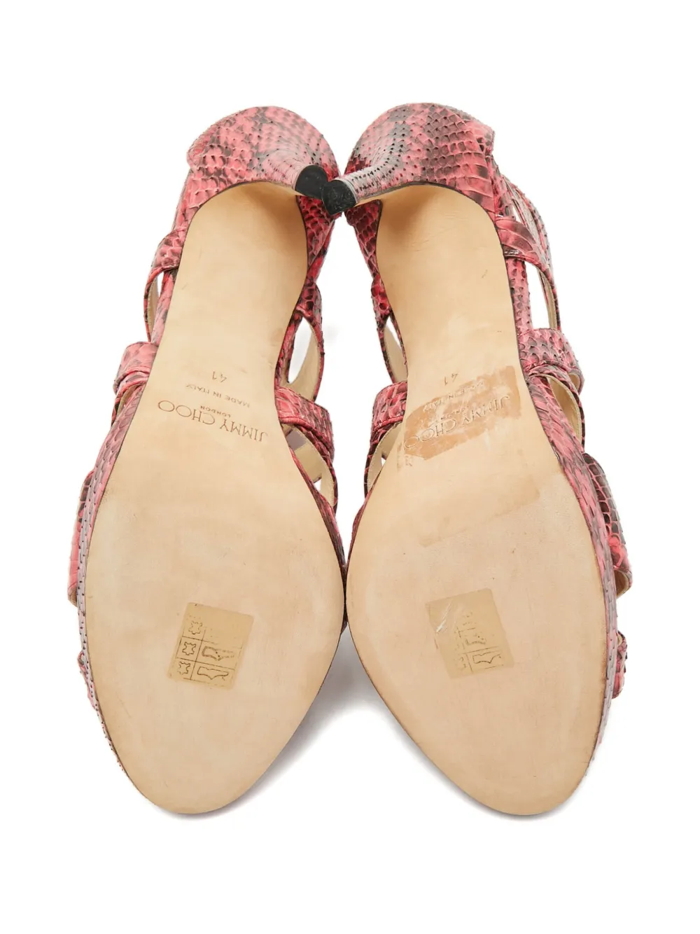 Jimmy Choo Pre-Owned python platform sandals | Image 2