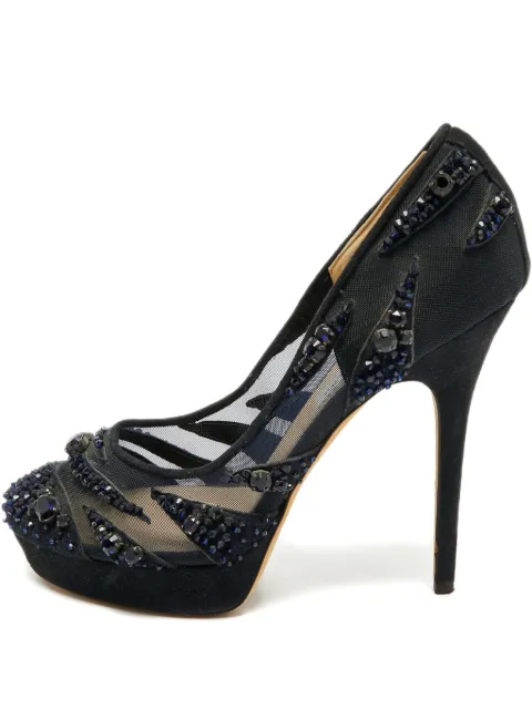 Jimmy Choo Pre-Owned crystal-embellished pumps