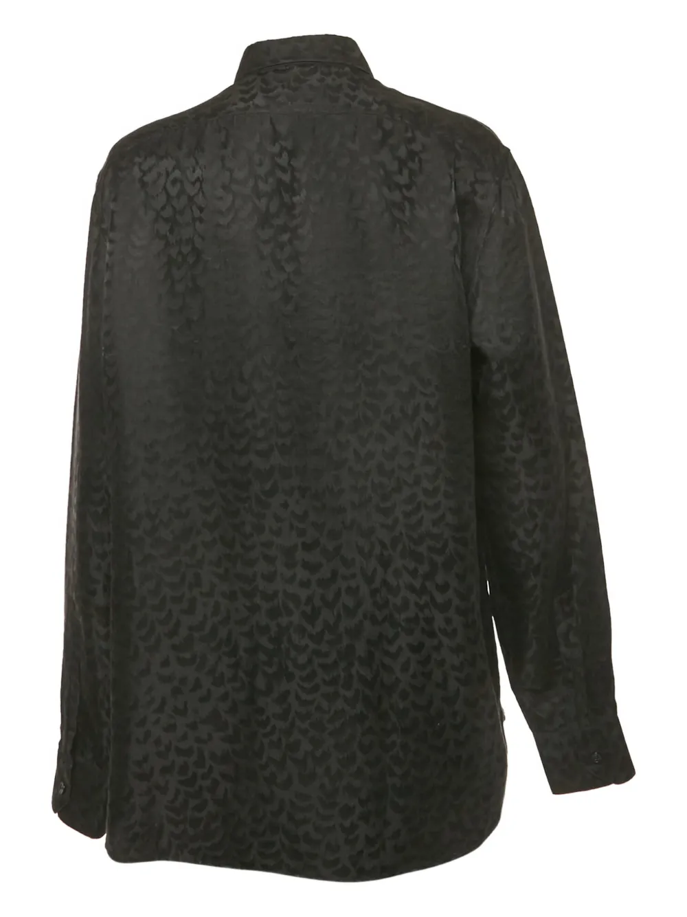 Saint Laurent Pre-Owned patterned silk satin shirt | Image 2