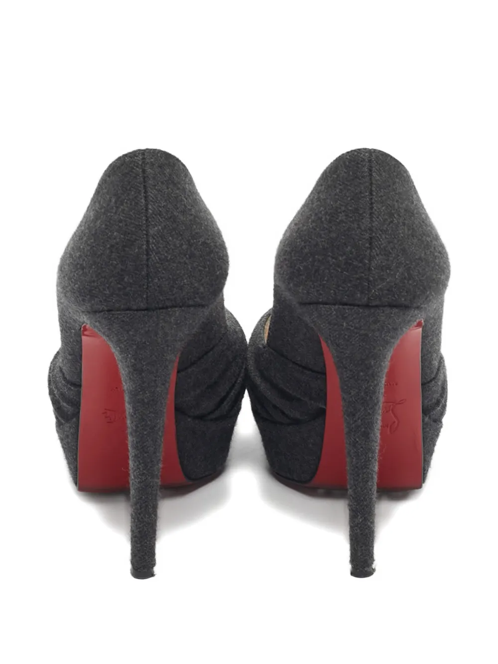 Christian Louboutin Pre-Owned Jenny open-toe pumps - Zwart