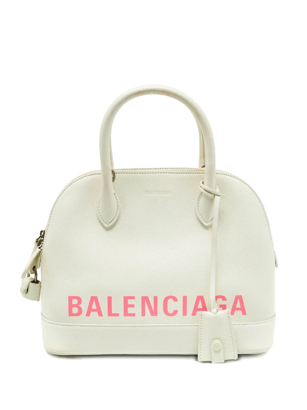 Balenciaga Pre-Owned small Ville logo tote bag - Bianco