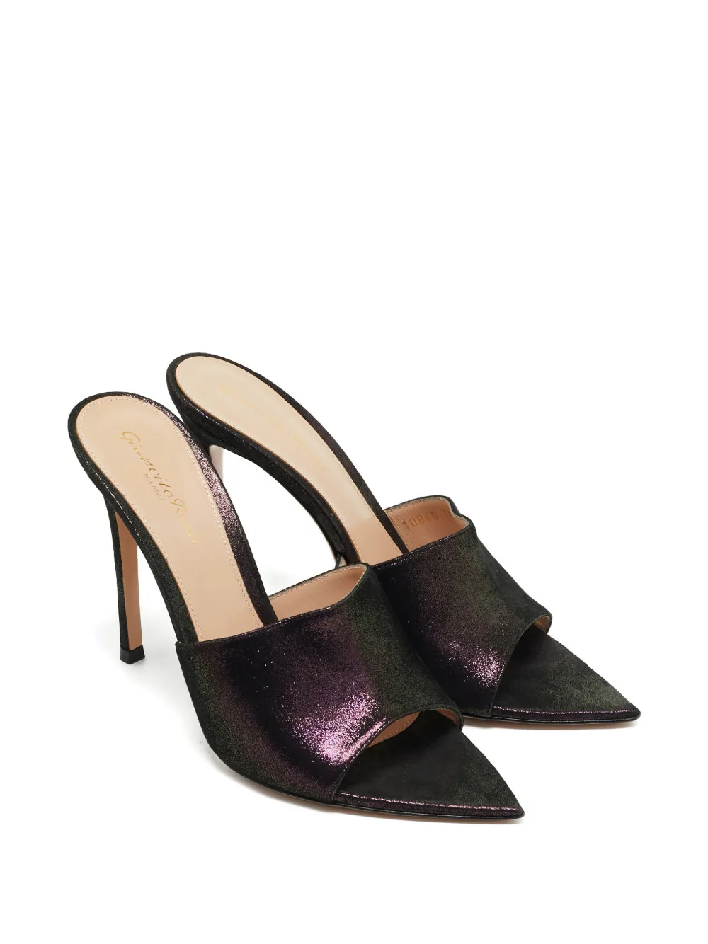 Gianvito Rossi Elle suede sandals - Paars