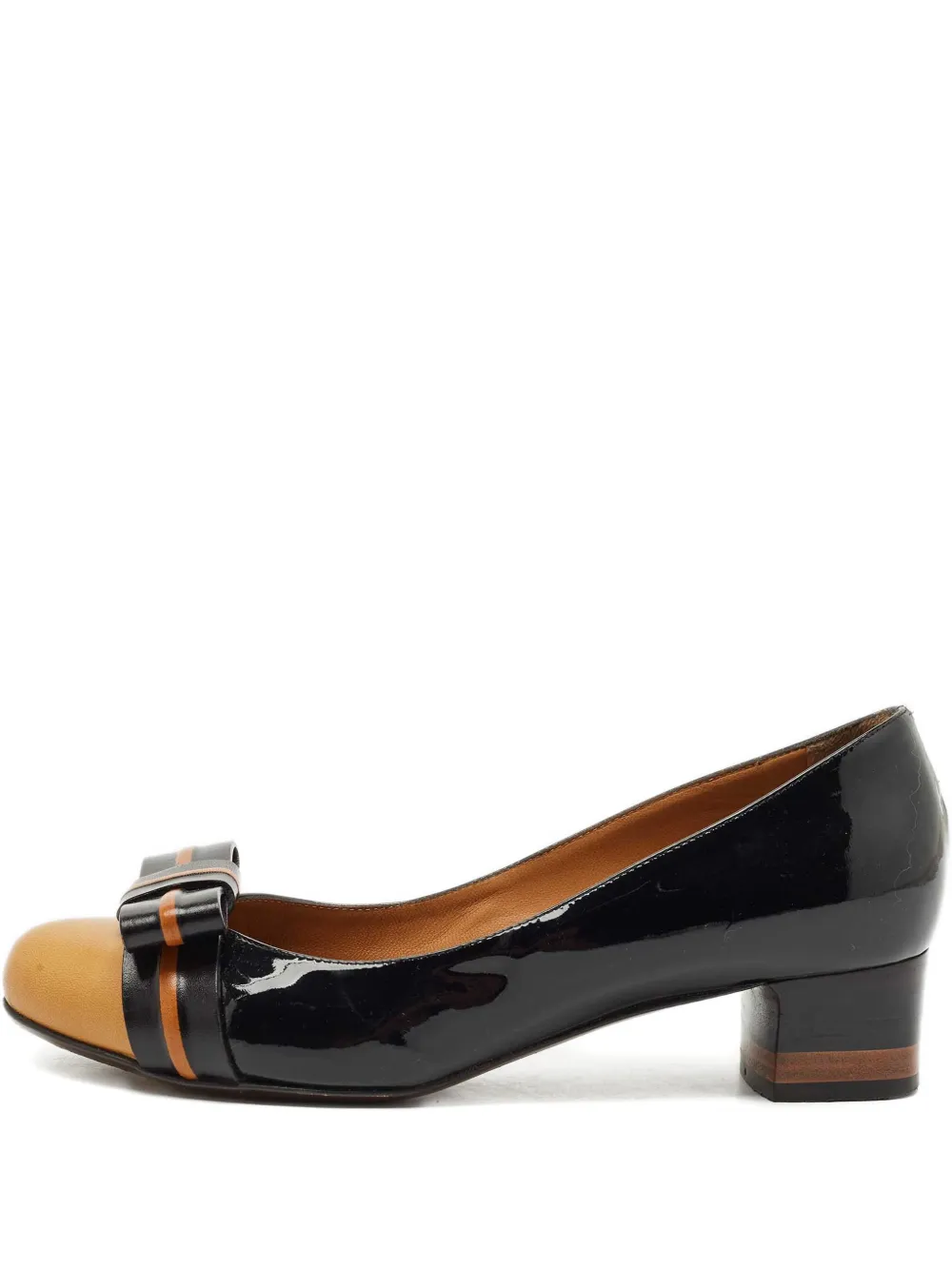 Fendi Pre-Owned bow-detail pumps - Schwarz