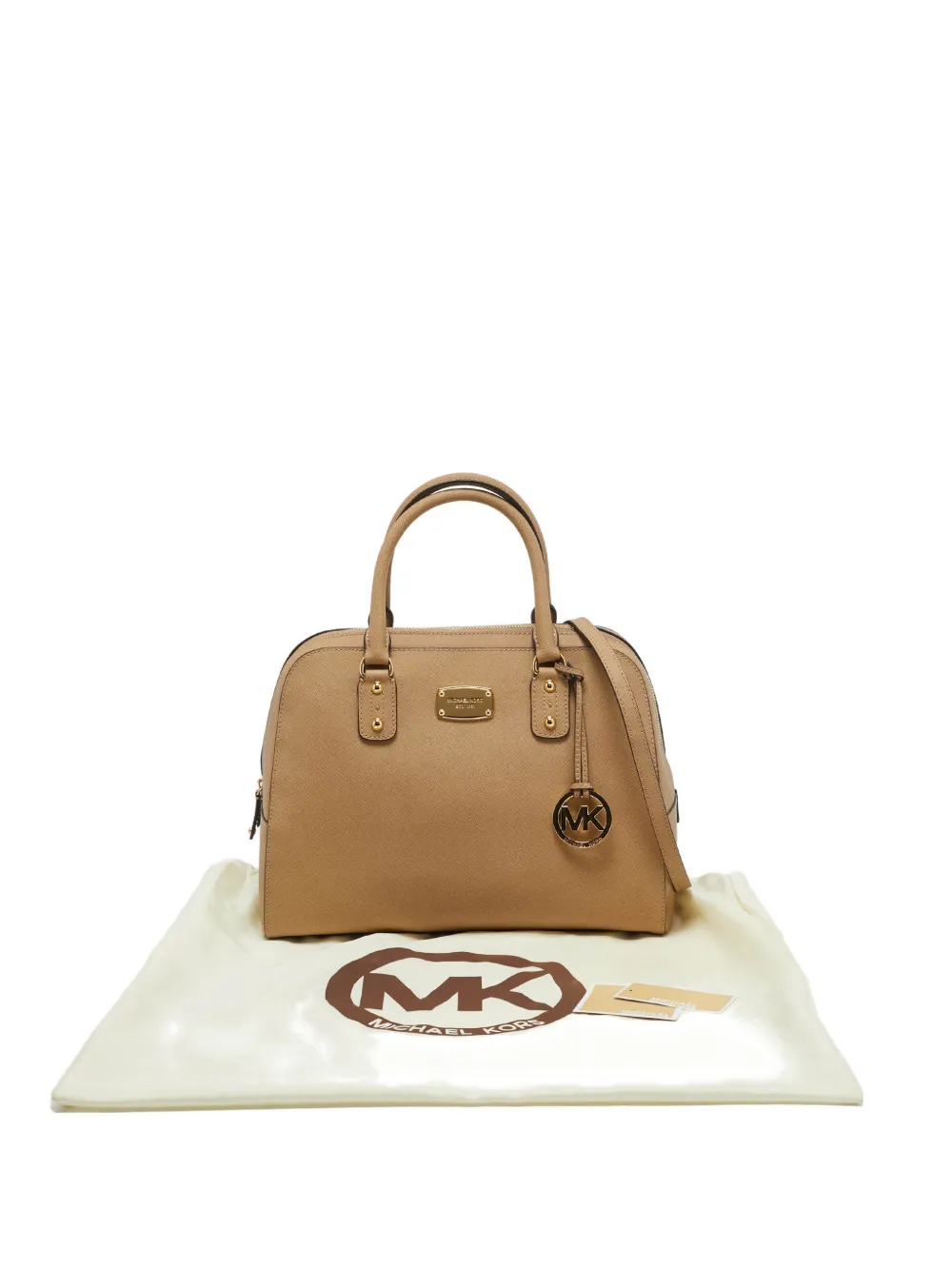 Michael Michael Kors large Sandrine leather tote bag - Toni neutri