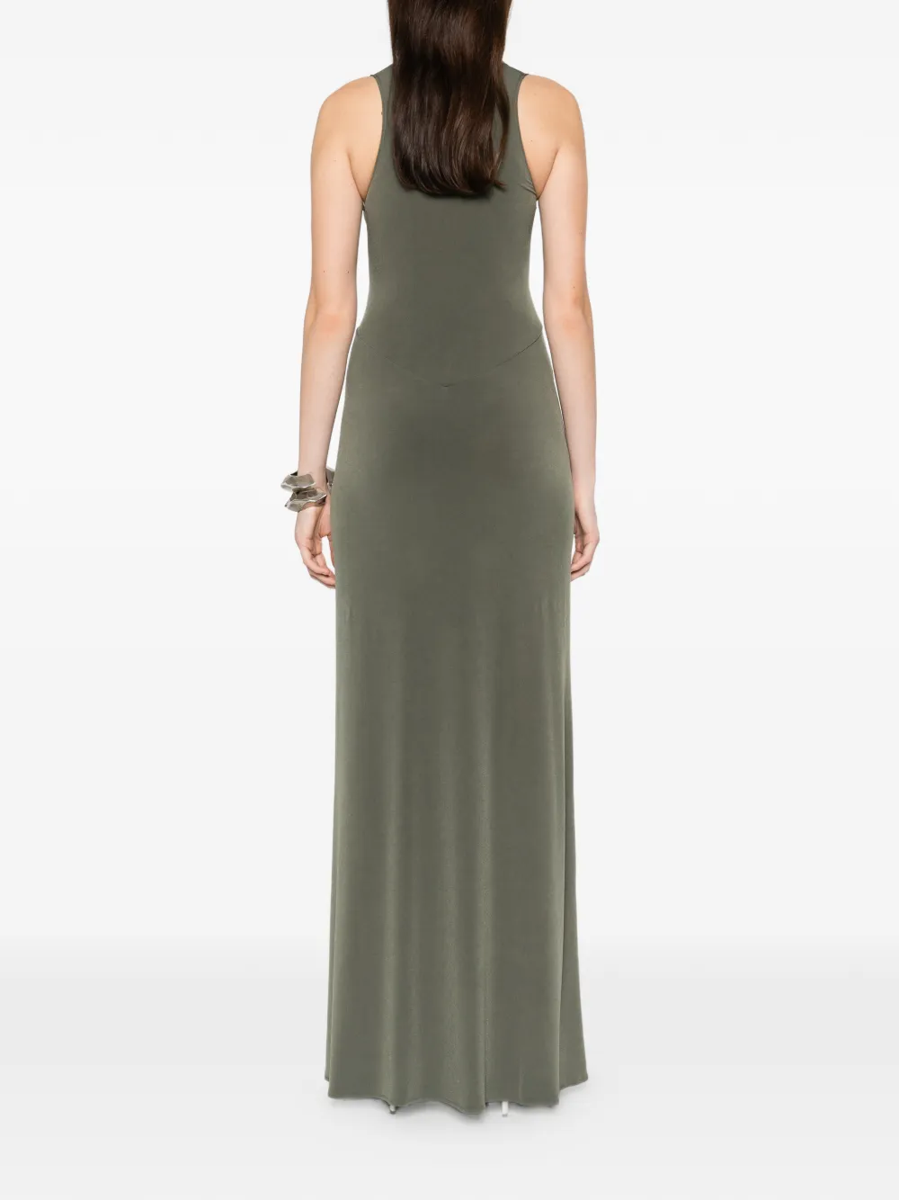 Coperni Maxi-jurk met uitgesneden details Groen