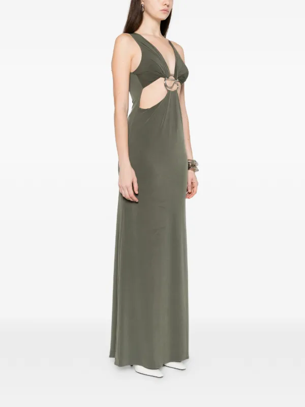 coperni evening dresses Coperni BLACK GARTER BELT MAXI DRESS COPERNI – Lord & Taylor
