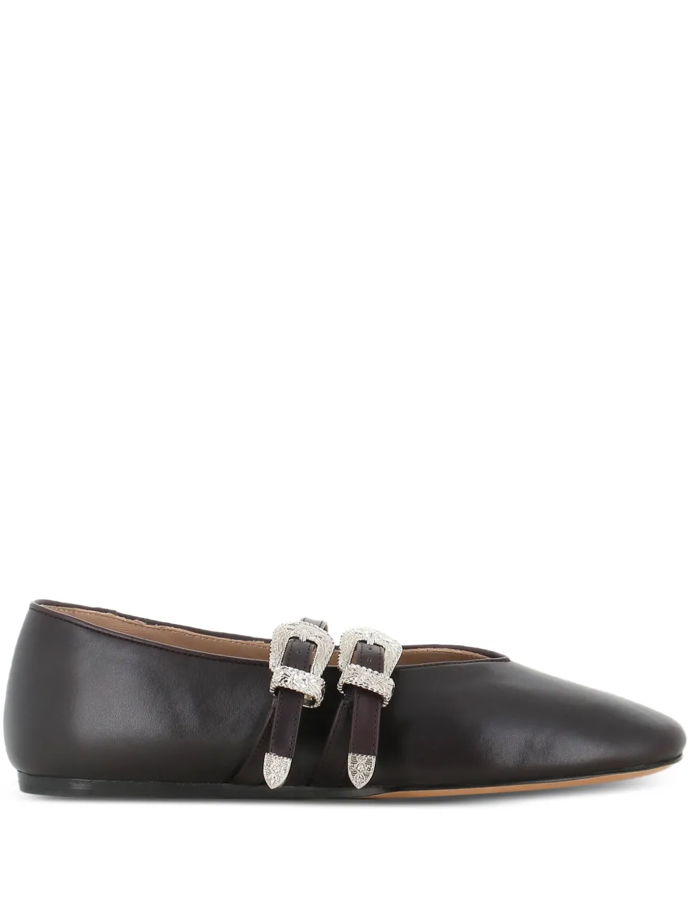 Le Monde Beryl Claudia buckle-strap ballet flats - Viola