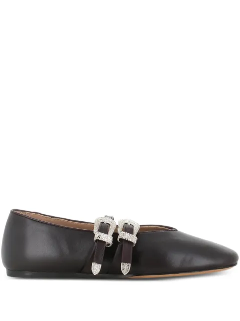 Le Monde Beryl Claudia buckle-strap ballet flats