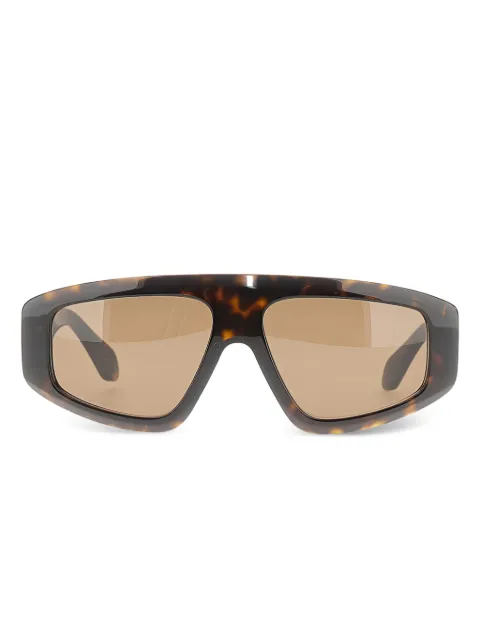 Alaïa Mask geometric frame sunglasses