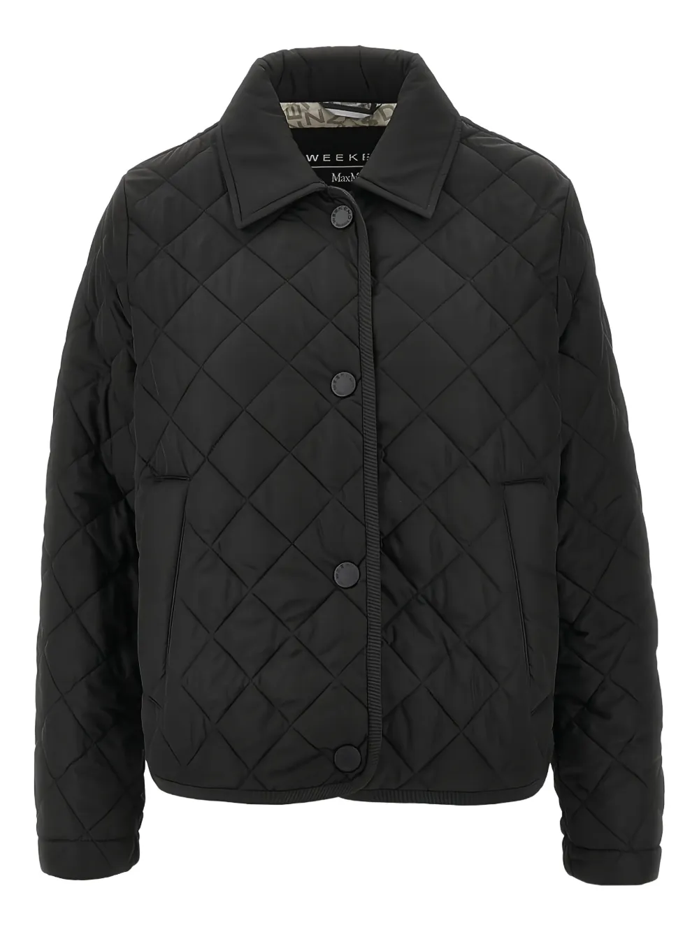 Weekend Max Mara quilted puffer jacket | Black | Image 1