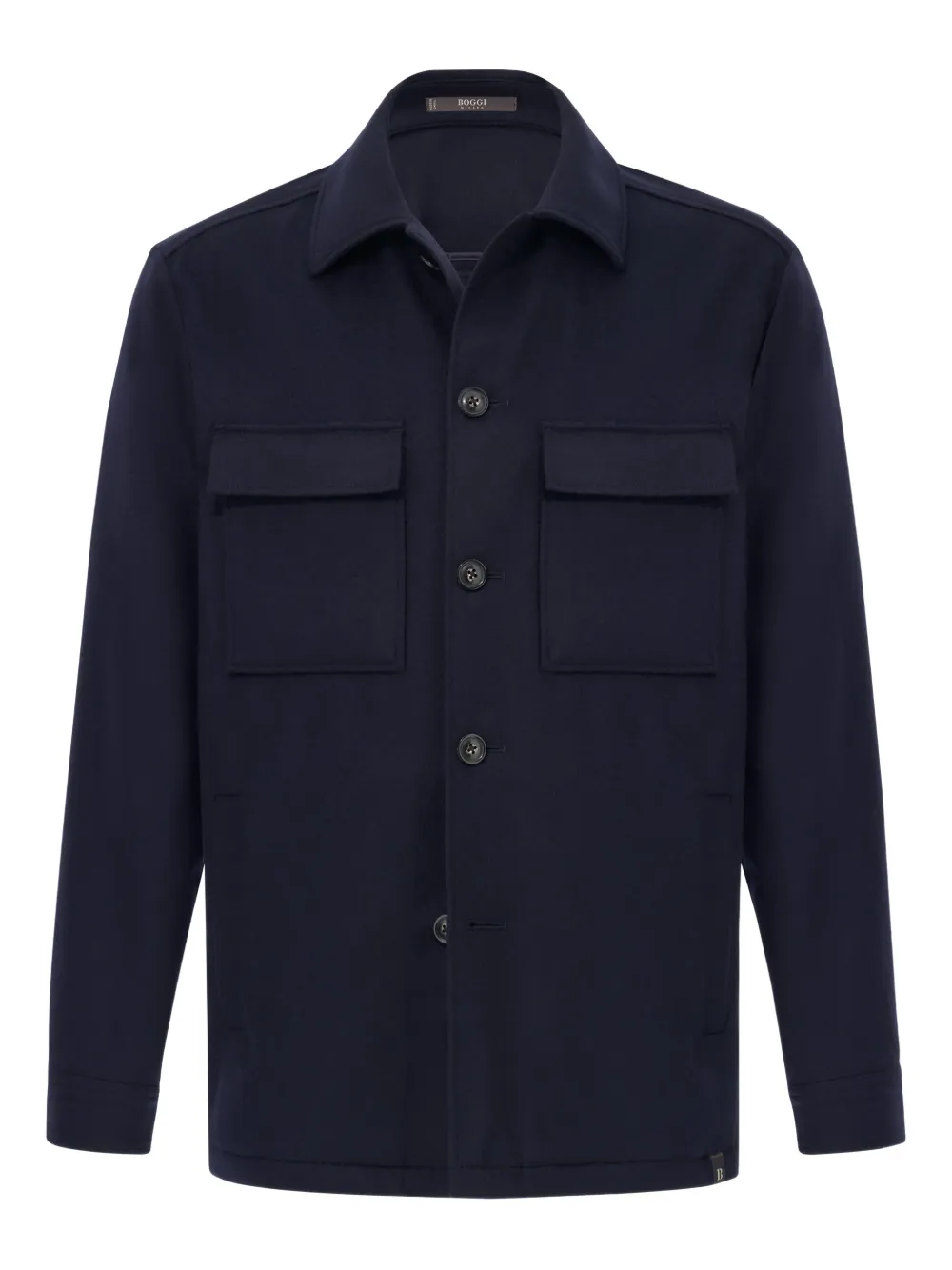 Boggi Milano shirt-collar jacket - Blu