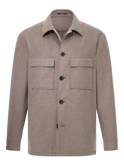 Boggi Milano cashmere shirt jacket