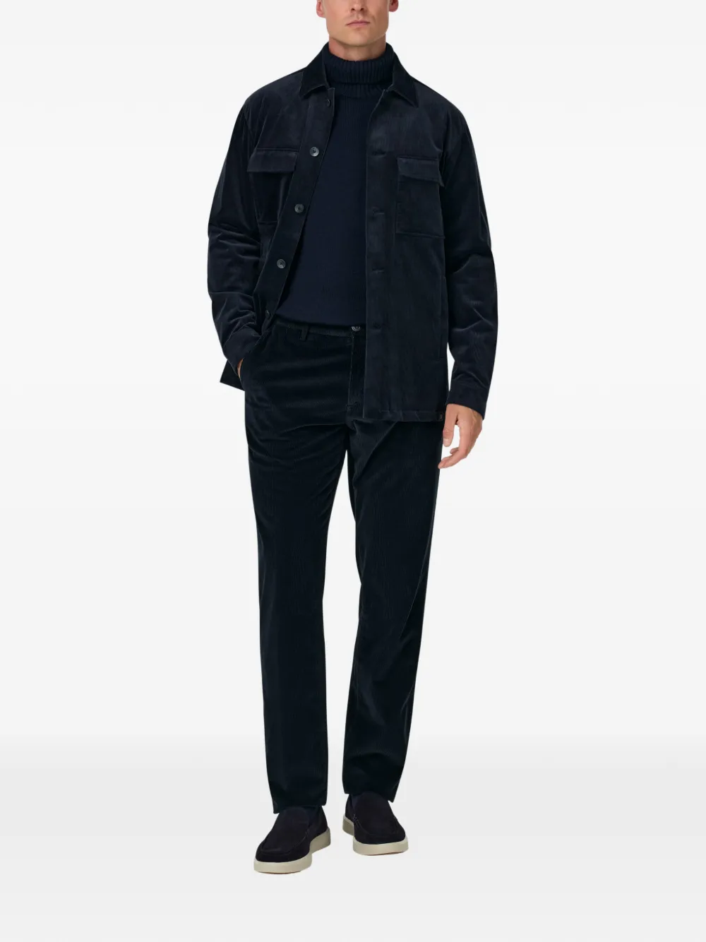 Boggi Milano shirt collar corduroy shirt jacket | Shirt Jackets | Image 2