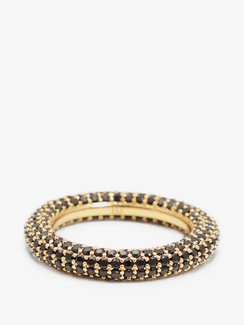 Izabel Display pavé-set crystal-embellished rings