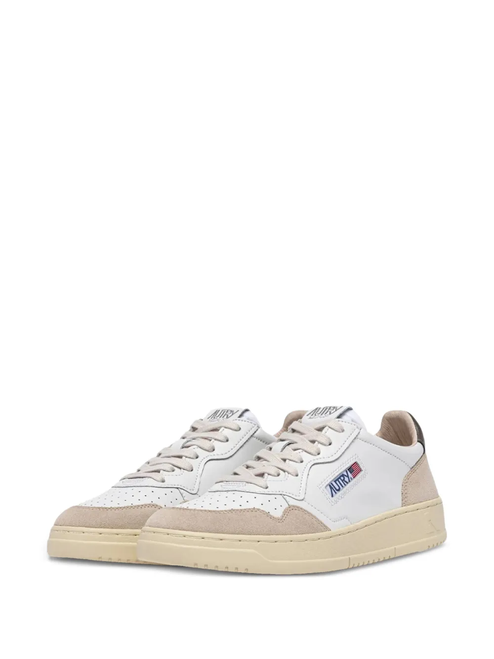 Autry Medalist suède low-top sneakers Wit