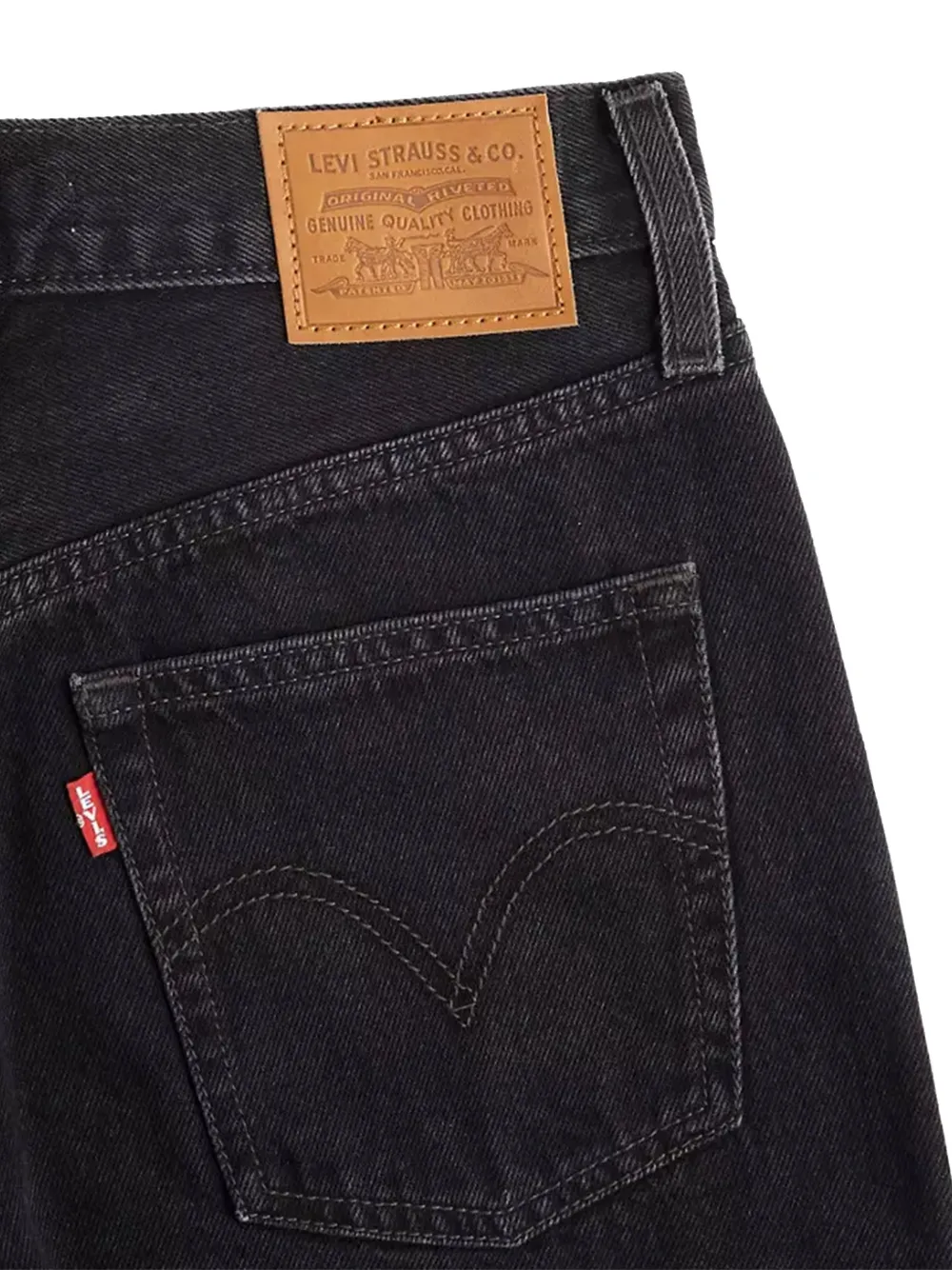  Levi's Premium Ribcage Wide-leg Jeans - Black 