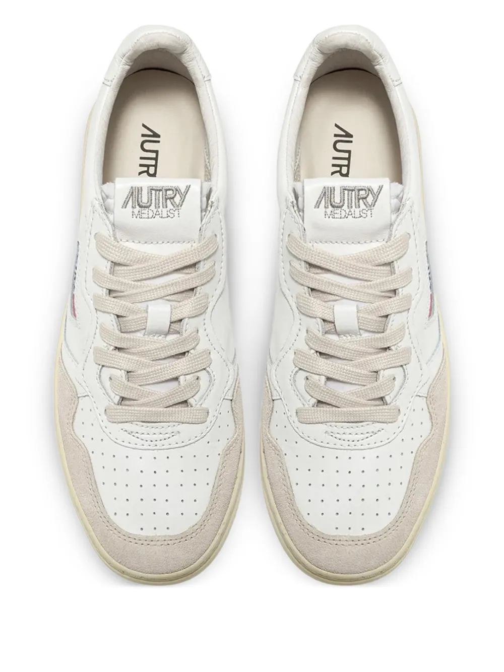 Autry Medalist leren sneakers Wit