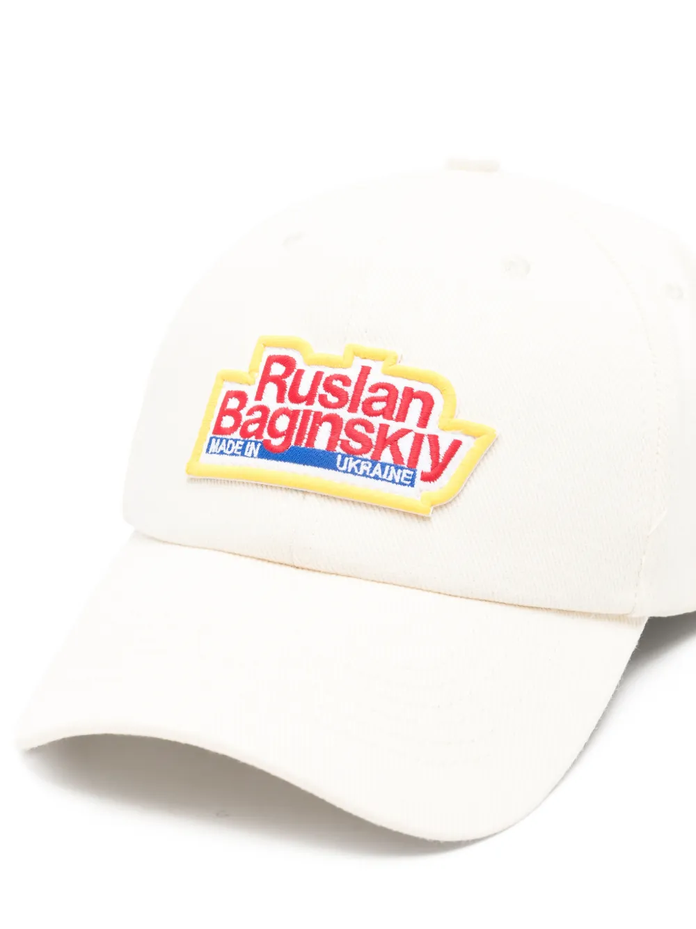 Ruslan Baginskiy Honkbalpet met logopatch Beige