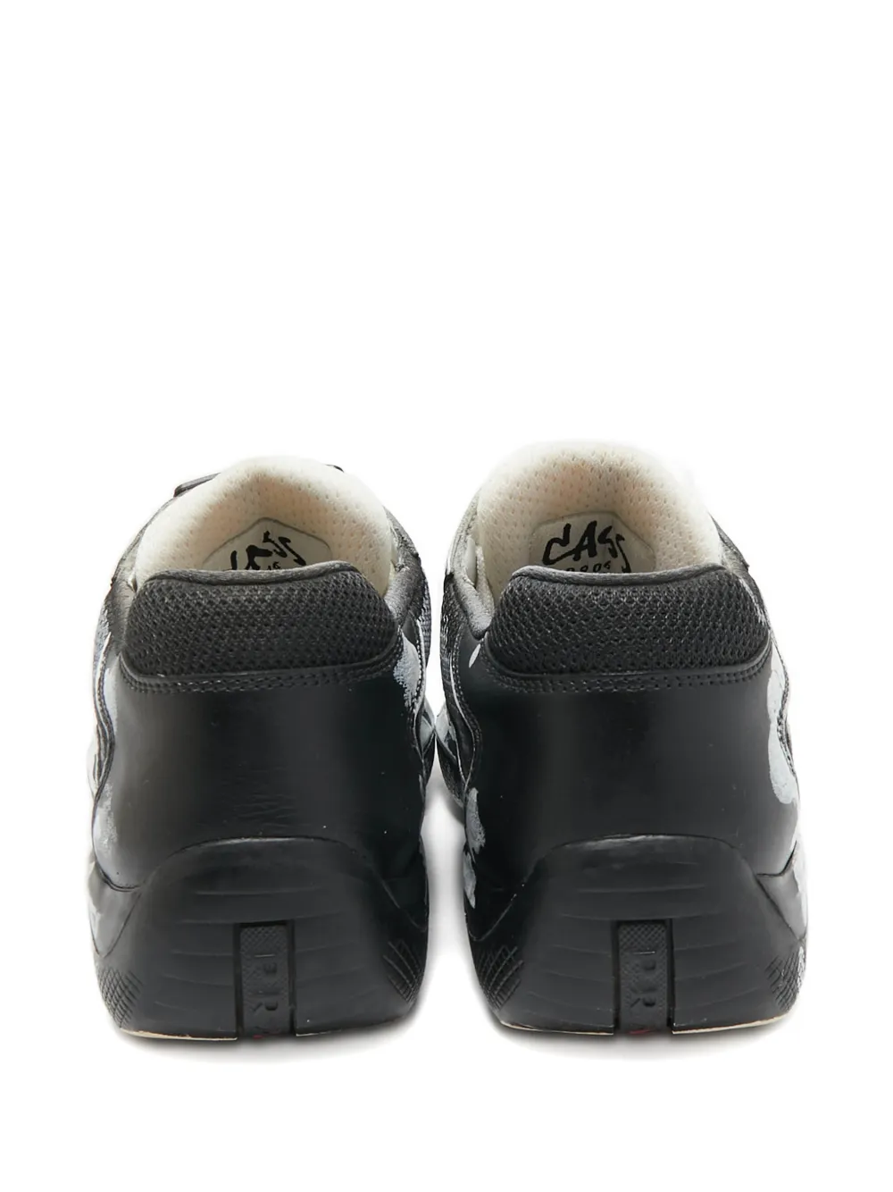 Prada Pre-Owned leather mesh sneakers | Image 2