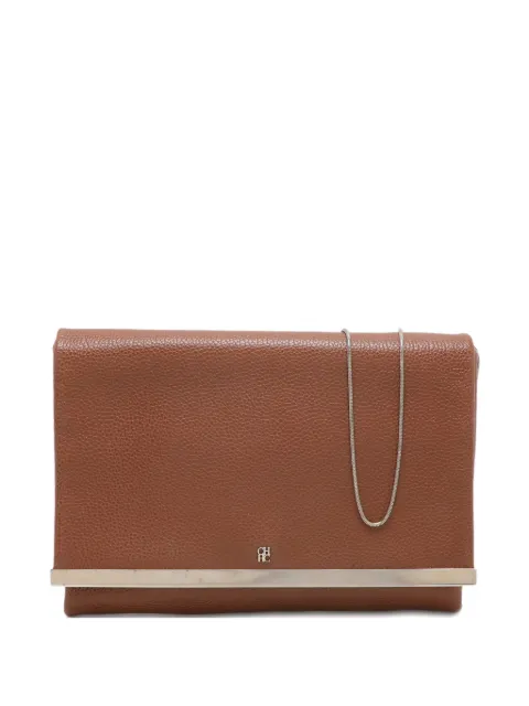 Carolina Herrera Vintage bolsa de mano de piel con cadena