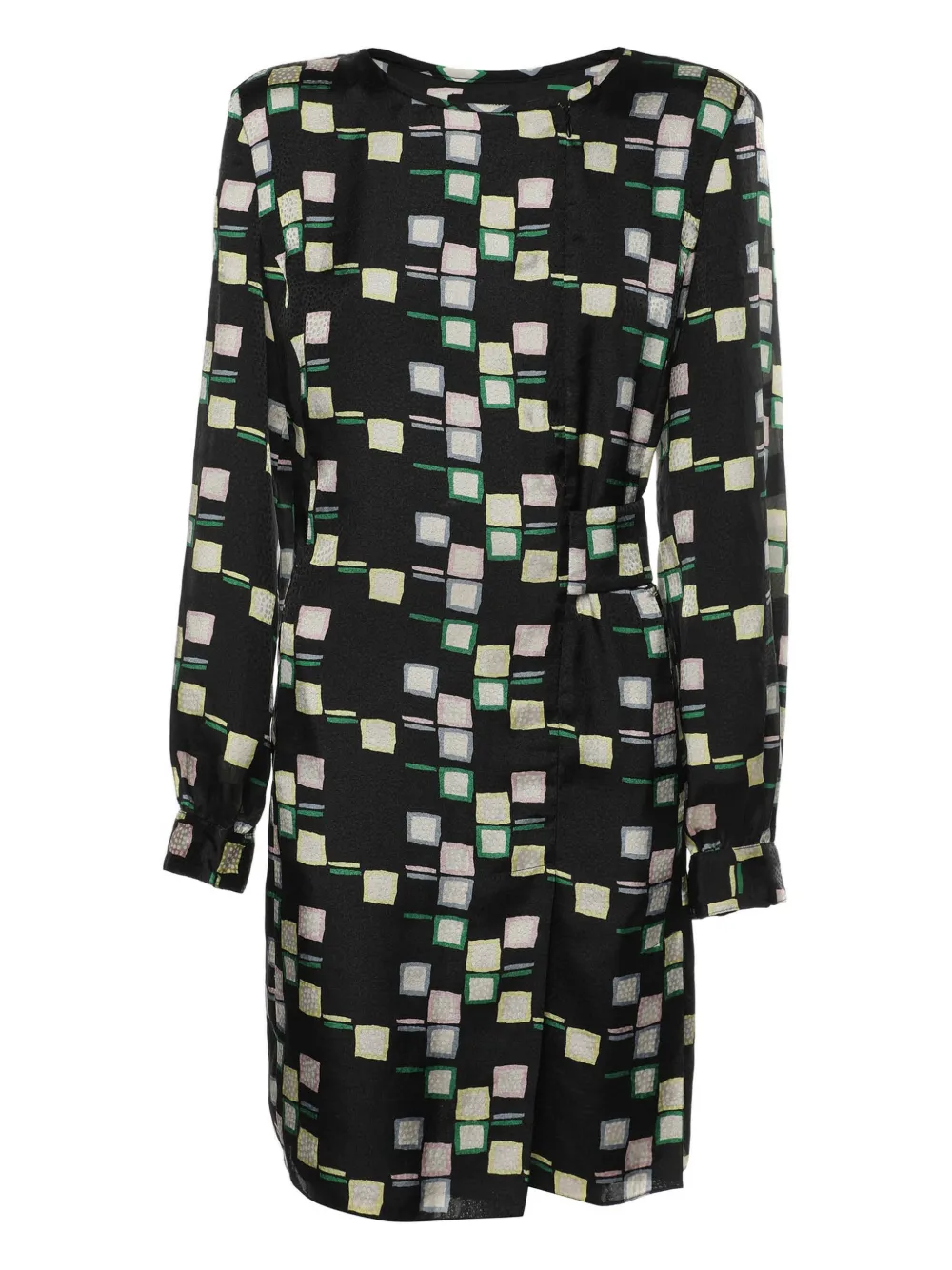 Emporio Armani Pre-Owned Abito corto con stampa - Nero