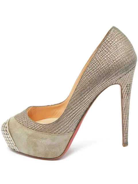Christian Louboutin Pre-Owned maggie leather platform pumps
