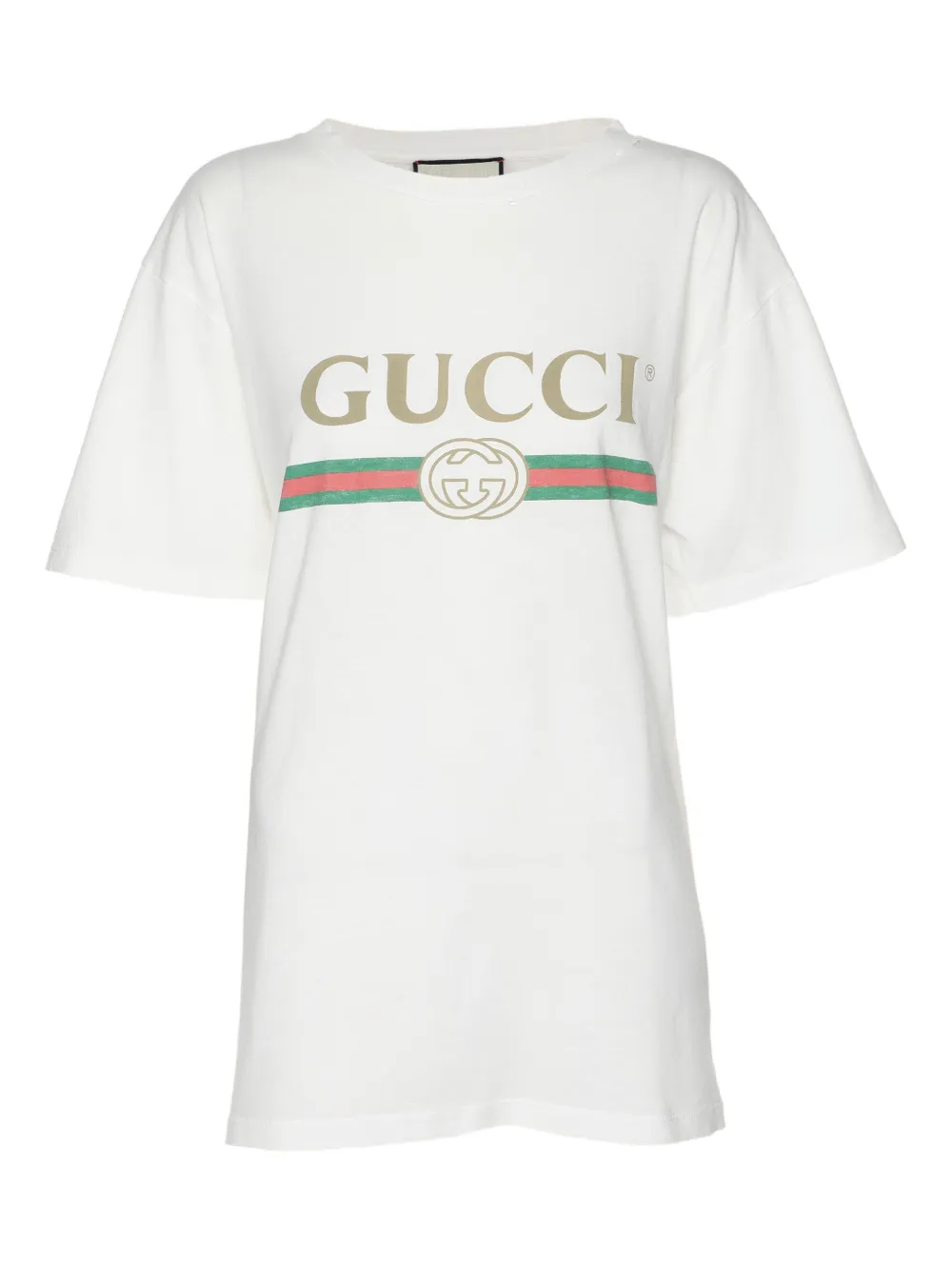 Gucci Pre-Owned logo-print T-shirt - Bianco