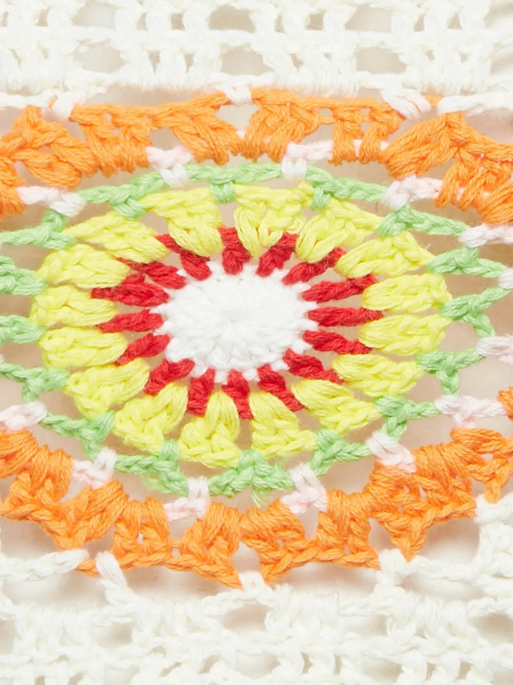 LOVERS + FRIENDS crochet top and skirt - Wit