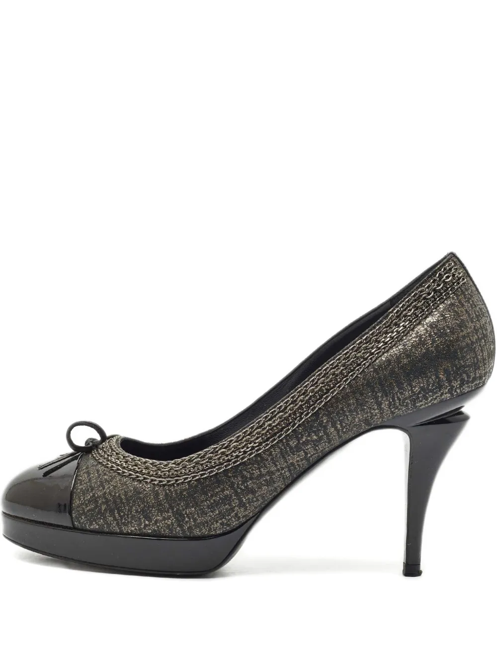 CHANEL Pre-Owned cap-toe pumps - Nero