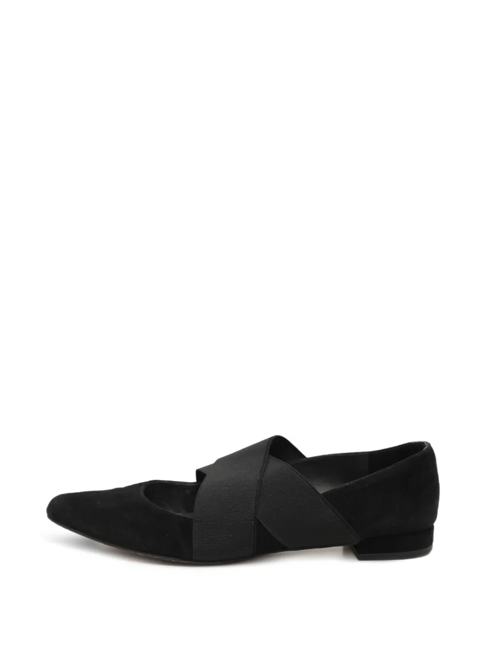 Stuart Weitzman Ballerine con design a incrocio - Nero