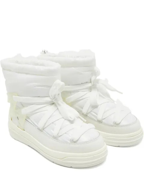 Moncler leather-panel snow boots