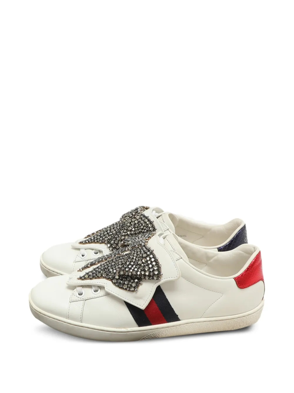 Gucci Pre-Owned Sneakers con applicazione - Bianco
