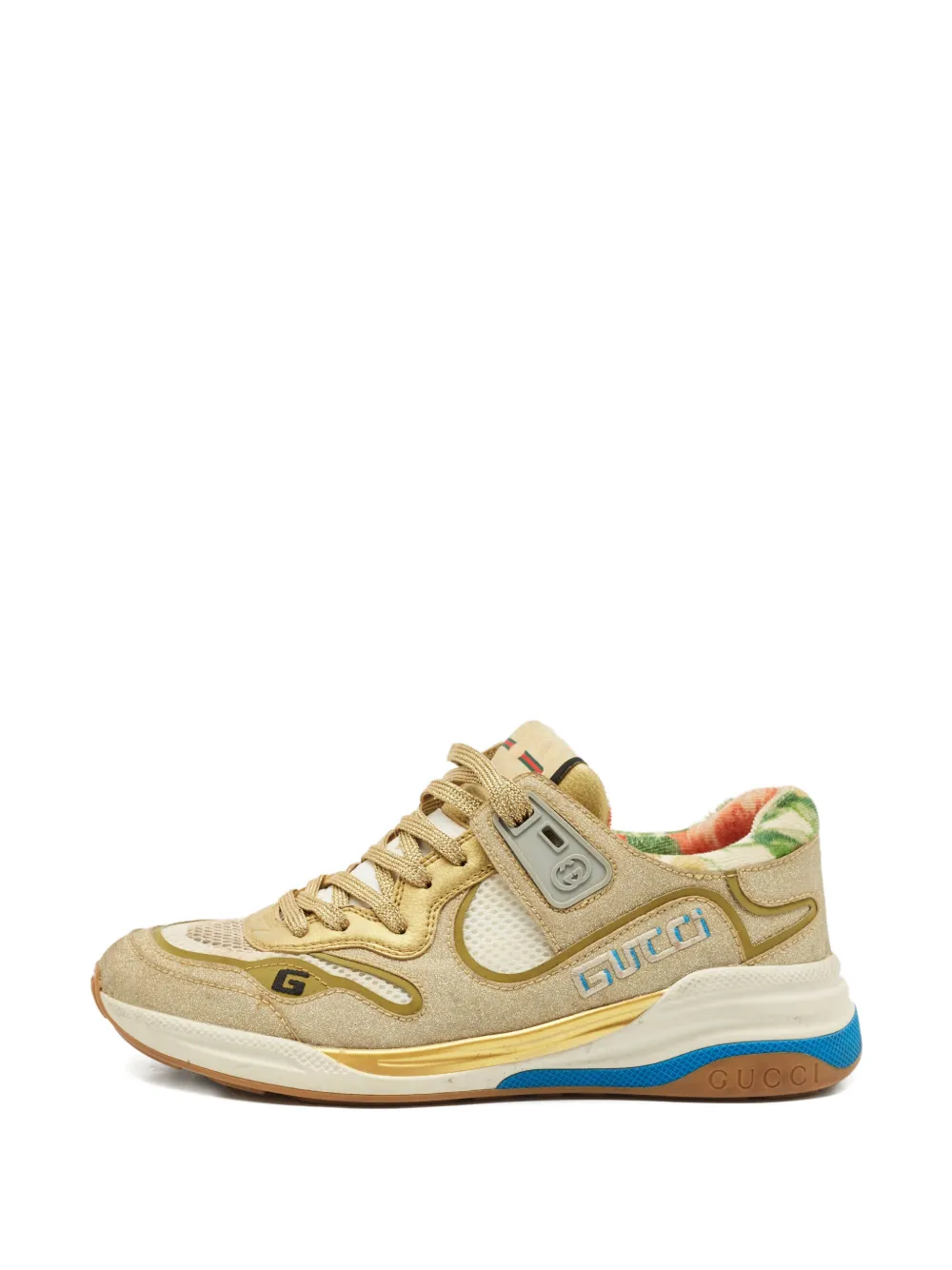 Gucci Pre-Owned Ultrapace glitter mesh sneakers - Toni neutri