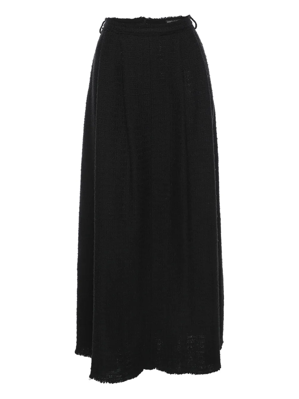Dolce & Gabbana Pre-Owned tweed maxi skirt - Nero