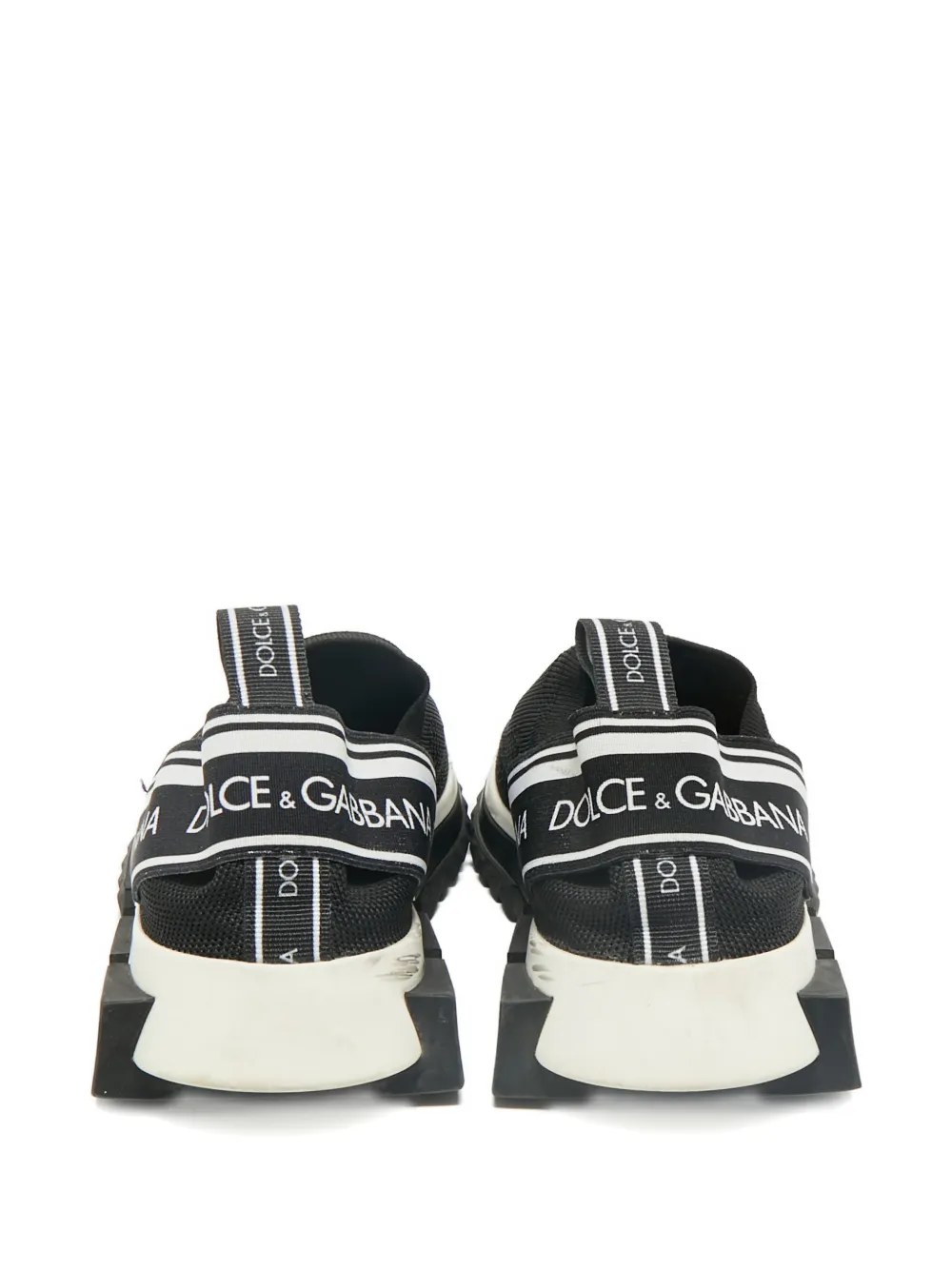 Dolce & Gabbana Pre-Owned Sorrento logo-tape sneakers - Zwart