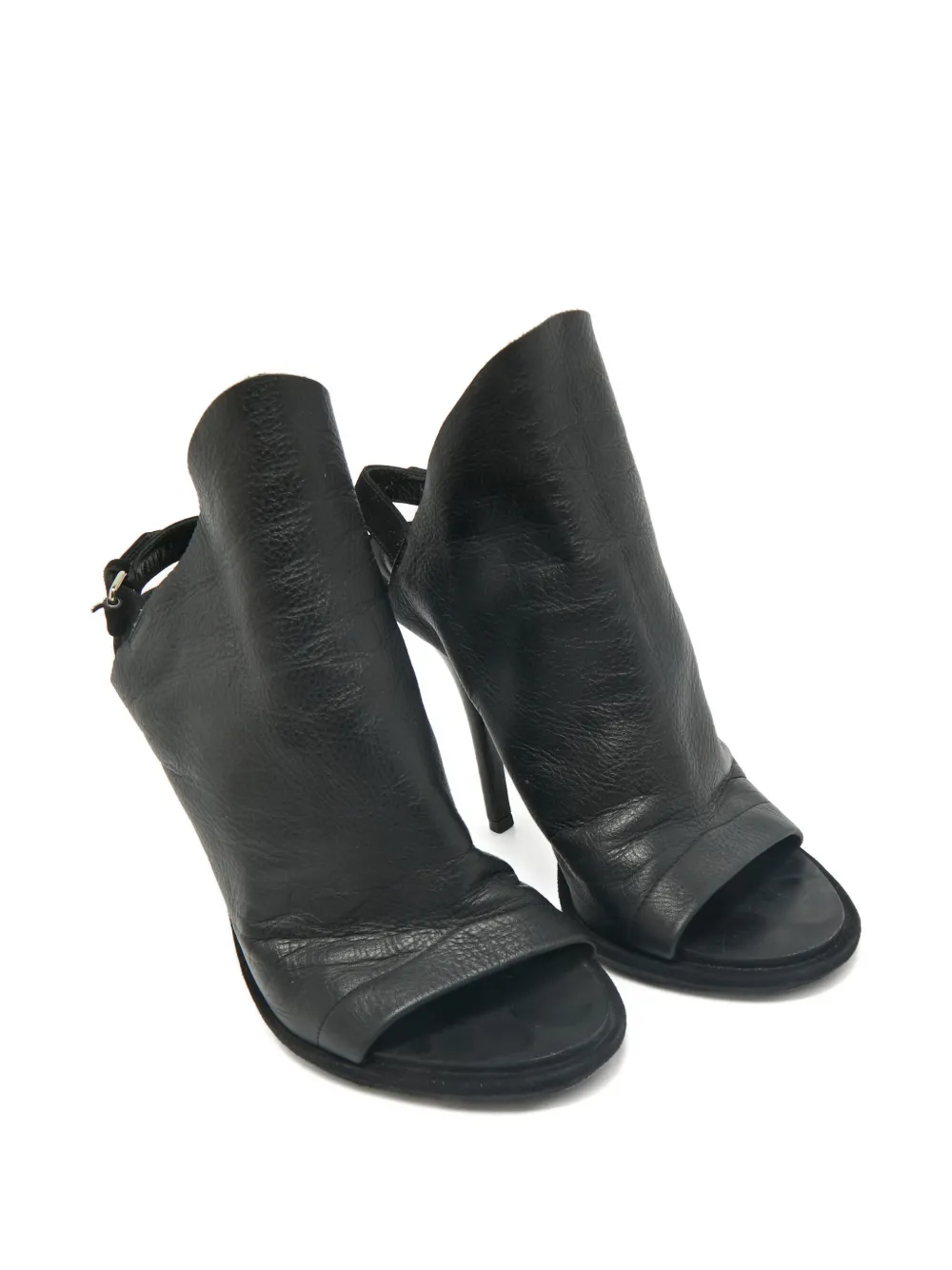 Balenciaga Pre-Owned slingback sandals - Zwart