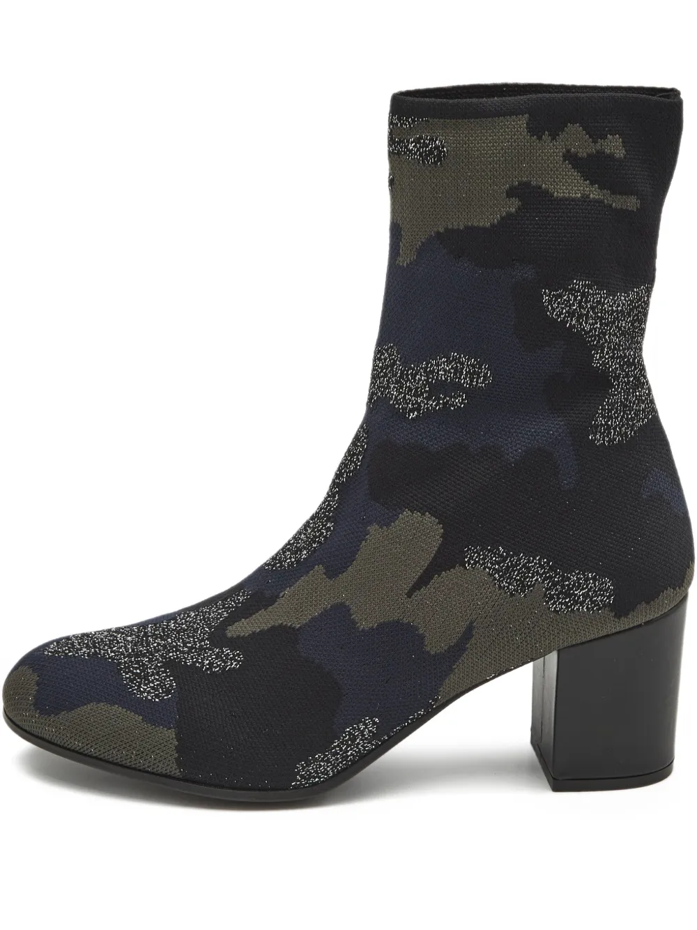 Zadig&Voltaire camouflage knit ankle boots - Blu