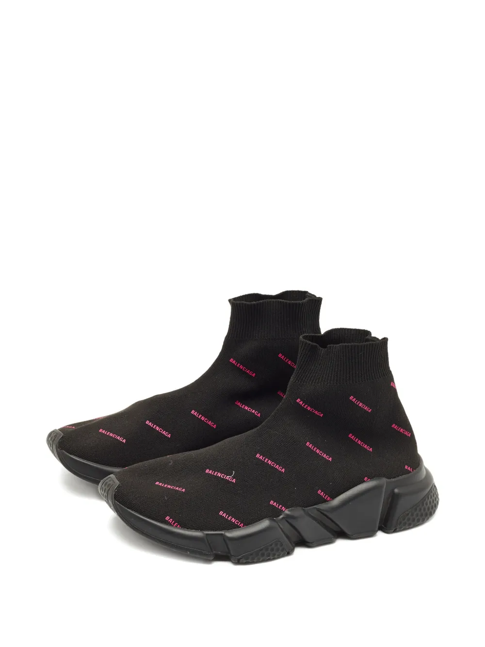 Balenciaga Pre-Owned logo-print ssneakers - Zwart